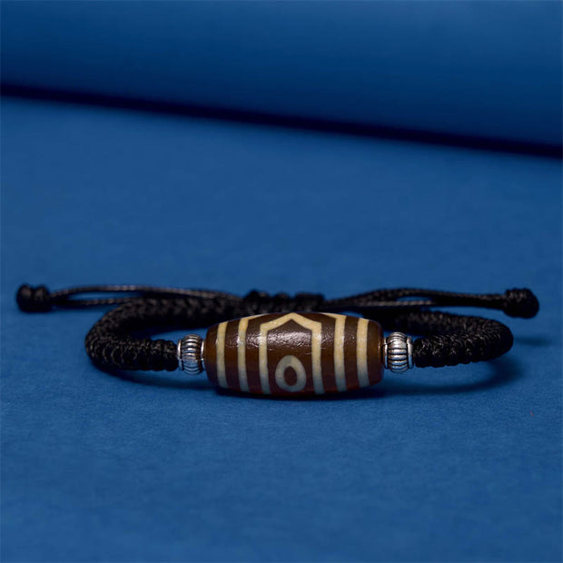 FREE Today: Increase Wisdom And Wealth Tibetan Nine-Eye Dzi Bead Three-eyed Dzi Bead Rope Bracelet FREE FREE 19