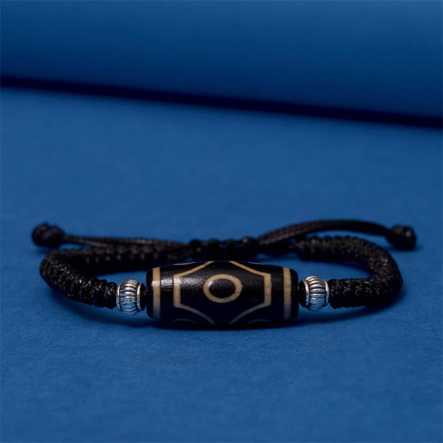 FREE Today: Increase Wisdom And Wealth Tibetan Nine-Eye Dzi Bead Three-eyed Dzi Bead Rope Bracelet FREE FREE 26