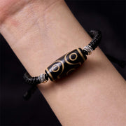 FREE Today: Increase Wisdom And Wealth Tibetan Nine-Eye Dzi Bead Three-eyed Dzi Bead Rope Bracelet FREE FREE 24