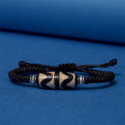 FREE Today: Increase Wisdom And Wealth Tibetan Nine-Eye Dzi Bead Three-eyed Dzi Bead Rope Bracelet FREE FREE 32