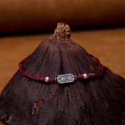 FREE Today: Peace And Joy Safe Well Handmade 925 Sterling Silver Braided Bracelet