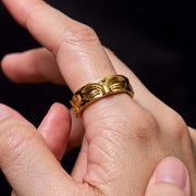 FREE Today: Spiritual Enlightenment Golden Meditation Buddha Copper Adjustable Ring FREE FREE 4