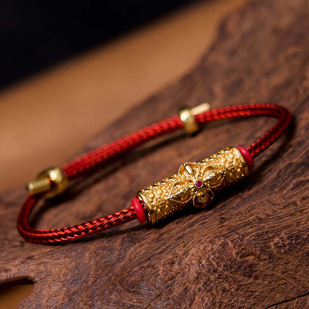 FREE Today: Mindfulness Thinking Four-Faced Buddha Copper String Bracelet FREE FREE Gold Red String(Wrist Circumference: 14-20cm)