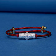 Buddha Stones Copper Luck Red String Bracelet