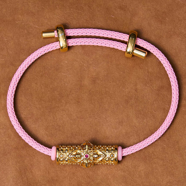 FREE Today: Mindfulness Thinking Four-Faced Buddha Copper String Bracelet FREE FREE Gold Pink String(Wrist Circumference: 14-20cm)