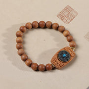 FREE Today: Balance and Sooth Small Leaf Red Sandalwood Green Sandalwood Six True Words Bracelet FREE FREE Sandalwood(Wrist Circumference: 15-18cm)