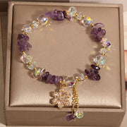 FREE Today: Inner Peace Healing Amethyst Citrine White Crystal Zircon Flower Bracelet FREE FREE 1