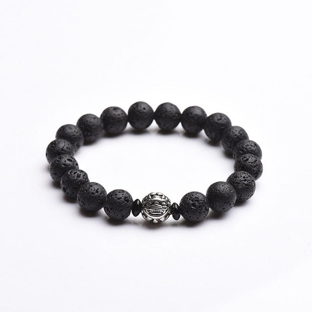 FREE Today: Relieve Anxiety Lava Rock Beads White Copper PiXiu Bracelet FREE FREE 10