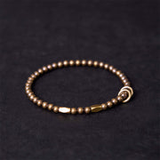 Buddha Stones "Wishing You Balance and Strength" Brass Bracelet Includes Gift Message Card - image 3