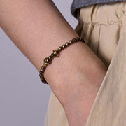 Buddha Stones "Wishing You Balance and Strength" Brass Bracelet Includes Gift Message Card - image 10