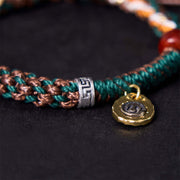 Buddha Stones "Cheers to Harmony and Blessings" Tibetan Rope Bracelet Includes Gift Message Card - image 10