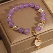 FREE Today: Spiritual Growth Amethyst Moon Star Chalcedony Bracelet FREE FREE 1