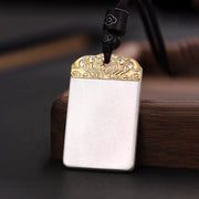 FREE Today: Fortune and Luck Copper Fu Character Auspicious Clouds Rope Necklace Pendant FREE FREE 2