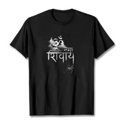 Buddha Stones OM NAMAH SHIVAYA Mountain Cotton Tee T-shirt