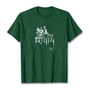 Buddha Stones OM NAMAH SHIVAYA Mountain Cotton Tee T-shirt