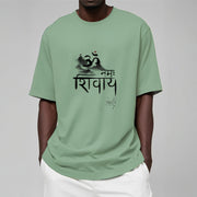 Buddha Stones OM NAMAH SHIVAYA Mountain Cotton Tee T-shirt T-Shirts BS 11