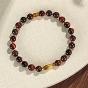 Buddha Stones Tiger Eye Koi Fish Courage Bracelet