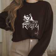 Buddha Stones OM NAMAH SHIVAYA Mountain Fleece Lined Polyester Sweatshirt