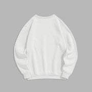 Buddha Stones Yin Yang Tai Chi Pattern Fleece Lined Sweatshirt