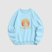 Buddha Stones Never Stop Believing In Hope Fleece Lined Polyester Sweatshirt