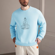 Buddha Stones Positivity Always Wins Fleece Lined Polyester Sweatshirt