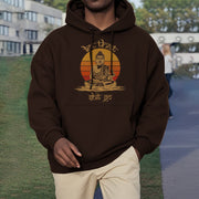 Buddha Stones Let That Shit Go Buddha Polyester Fleece Lined Hoodie