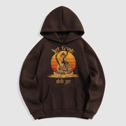 Buddha Stones Let That Shit Go Buddha Polyester Hoodie