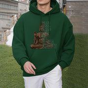 Buddha Stones Keep Calm And Let Karma Finish It Buddha Polyester Hoodie