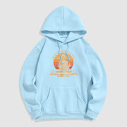 Buddha Stones Never Stop Believing In Hope Buddha Polyester Hoodie