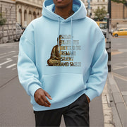 Buddha Stones Sometimes Its Better To Remain Silent And Smile Fleece Lined Polyester Hoodie