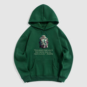 Buddha Stones How People Treat You Is Their Karma Buddha Polyester Fleece Lined Hoodie