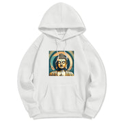 Buddha Stones Aura Golden Buddha Fleece Lined Polyester Hoodie