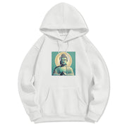 Buddha Stones Aura Green Buddha Fleece Lined Polyester Hoodie