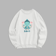 Buddha Stones NAMASTE Cotton Round Neck Fleece Lined Sweatshirt