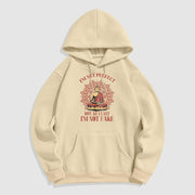 Buddha Stones I'm Not Perfect But At Least I'm Not Fake Buddha Polyester Hoodie