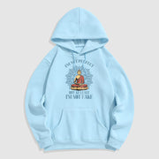 Buddha Stones I'm Not Perfect But At Least I'm Not Fake Buddha Polyester Hoodie