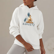 Buddha Stones NAMASTE Meditation Buddha Polyester Hoodie