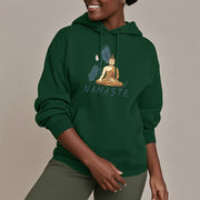 Buddha Stones NAMASTE Meditation Buddha Polyester Hoodie