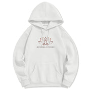 Buddha Stones Buddha Stones Lotus Polyester Hoodie