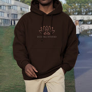 Buddha Stones Buddha Stones Lotus Polyester Hoodie