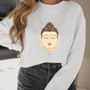 Buddha Stones Laughing Buddha Fleece Lined Polyester Sweatshirt