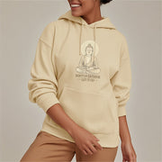 Buddha Stones Don't Overthink Let It Go Buddha Polyester Hoodie