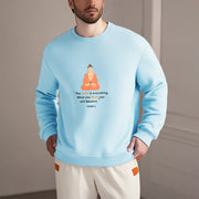 Buddha Stones The Mind Is Everything What You Think Fleece Lined Polyester Sweatshirt