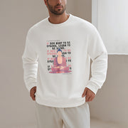 Buddha Stones Cotton Round Neck Fleece Lined Sweatshirt