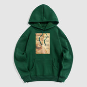 Buddha Stones WHAT YOU THINK YOU BECOME Fleece Lined Polyester Fleece Lined Hoodie Hoodie BS ForestGreen 2XL