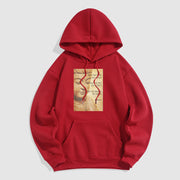 Buddha Stones WHAT YOU THINK YOU BECOME Fleece Lined Polyester Fleece Lined Hoodie Hoodie BS Red 2XL