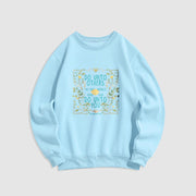 Buddha Stones The Golden Rule Lotus Fleece Lined Polyester Sweatshirt Sweatshirt BS LightCyan 2XL