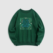 Buddha Stones The Golden Rule Round Neck Fleece Lined Sweatshirt Sweatshirt BS ForestGreen XXL