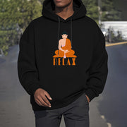 Buddha Stones RELAX Fleece Lined Polyester Hoodie Hoodie BS 16