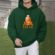 Buddha Stones RELAX Fleece Lined Polyester Hoodie Hoodie BS 12